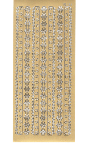 금색 스티커 브레이드 2-1690