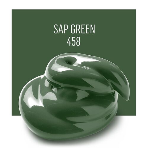 포크아트 아크릴 물감 FA458 SAP GREEN 59ml 샵 그린