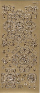 금색 스티커 브레이드 2-1870